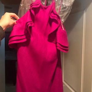 Badgley mischka dress halter